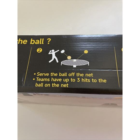 Fasies Roundnet Game Set Includes 3 Balls Net and Bag Open Box FUN OUTDOOR GAME - Picture 9 of 11